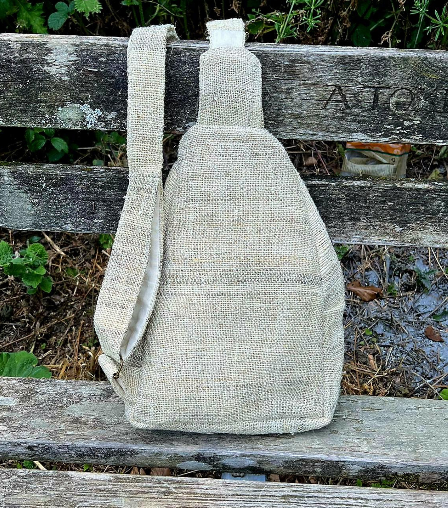Organic Hemp Chest Sling Bag