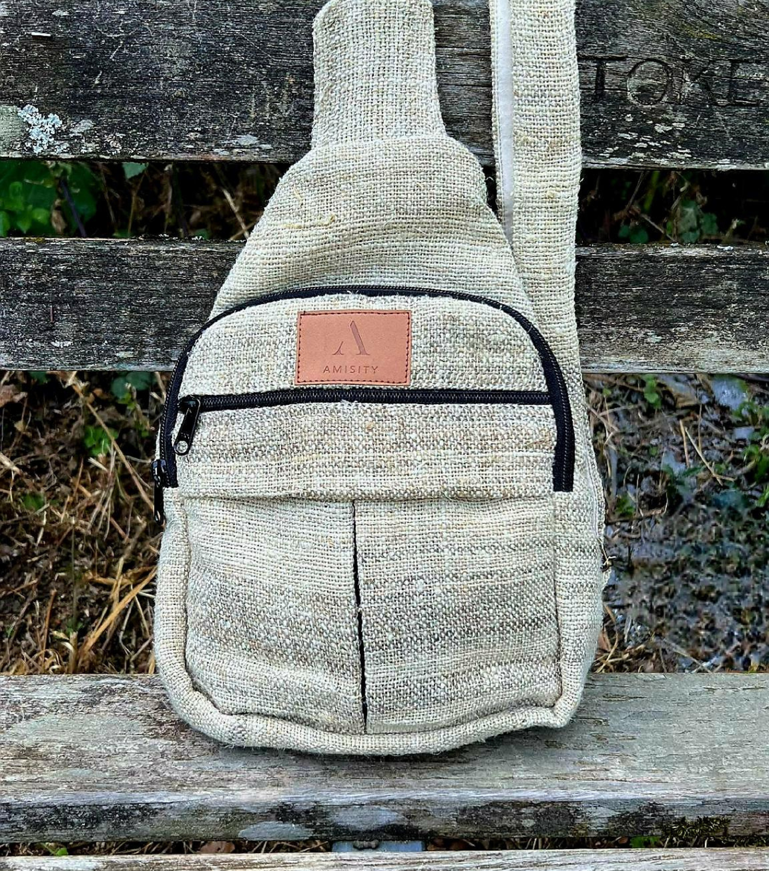 Organic Hemp Chest Sling Bag