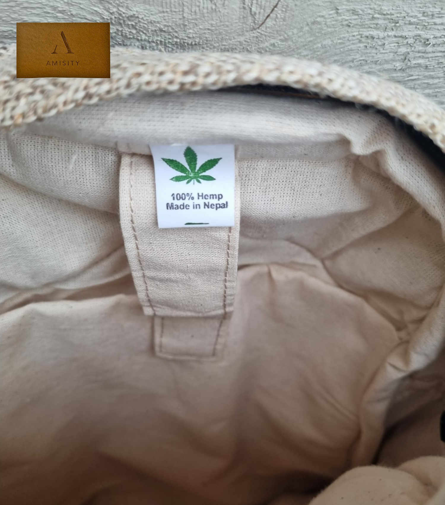 Eco-Friendly Hemp Rucksack | Organic Hemp Backpack | Sustainable Travel Backpack UK