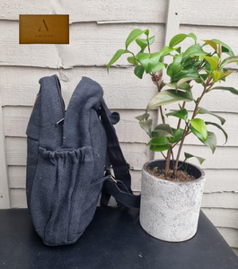 Eco-Friendly Hemp Rucksack | Organic Hemp Backpack | Sustainable Travel Backpack UK