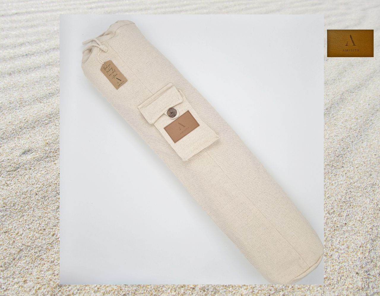 Eco Friendly Cotton Yoga Mat Bag, Handmade Yoga Bag, Hippy Eco Friendl