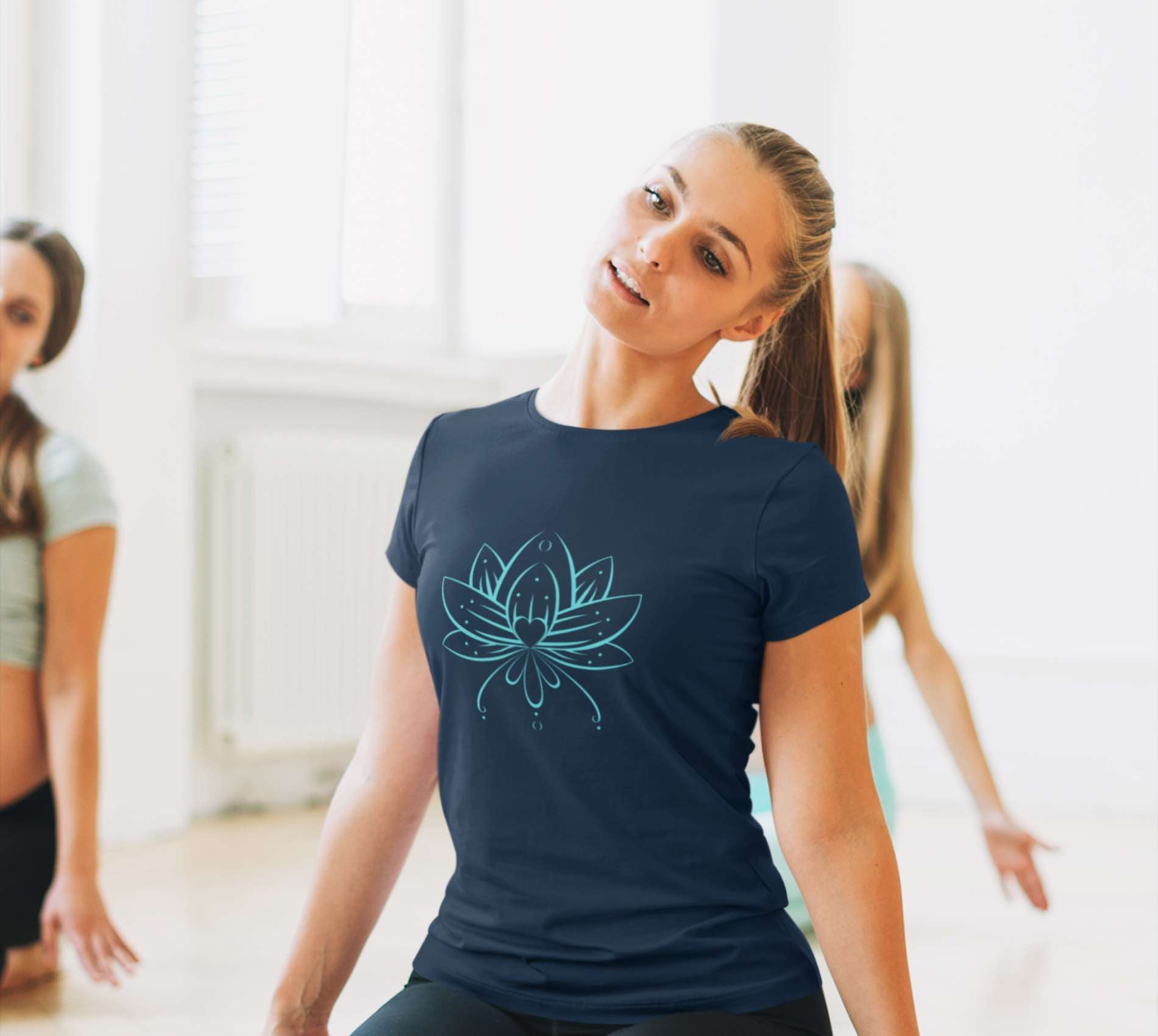 Lotus Flower T-shirt, Lotus Shirt, Lotus Pattern Tee, Mandala Shirt, Yoga, Meditation, Unisex - Amisity