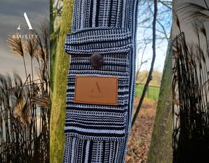 Eco Friendly Cotton Yoga Mat Bag, Handmade Yoga Bag, Hippy Eco Friendly Yoga Bag, Yoga Mat Bag UK with Strings -Black colour  (Bag only)
