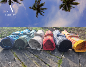 Eco Friendly Cotton Yoga Mat Bag, Handmade Yoga Bag, Hippy Eco Friendly Yoga Bag, Yoga Mat Bag UK with Strings -Orange colour  (Bag only)
